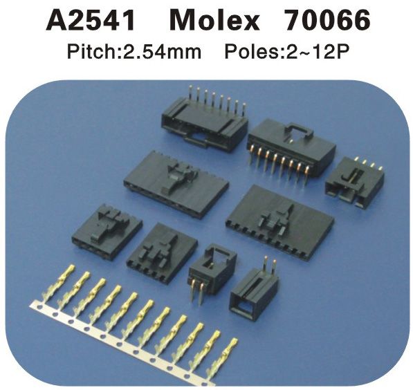  Molex 70066 2.54連接器 A2541